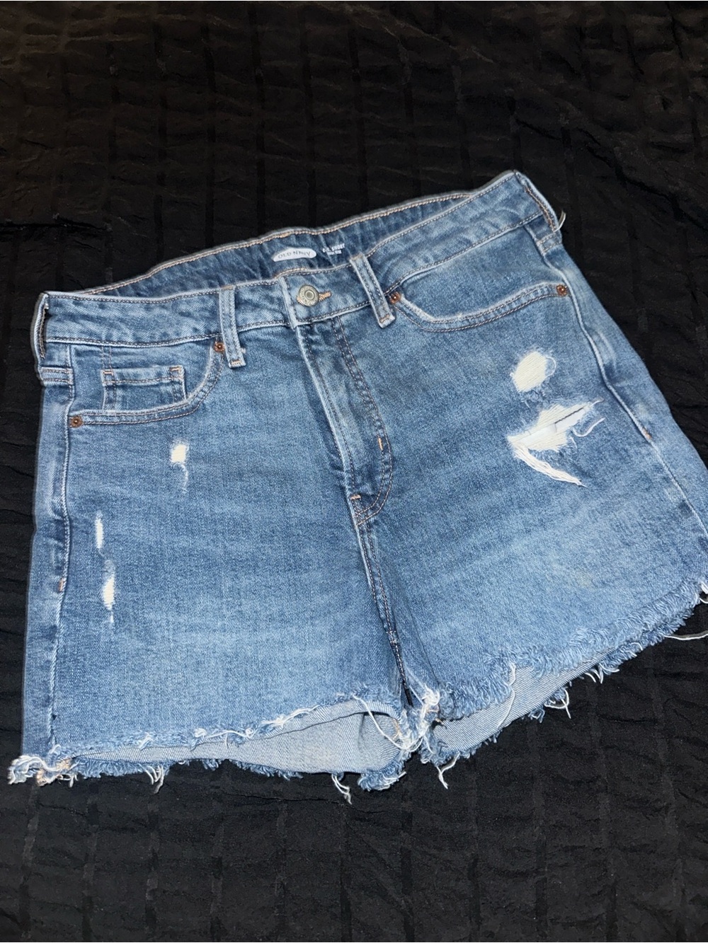 Old Navy Light Blue Distressed Denim Shorts sz 10